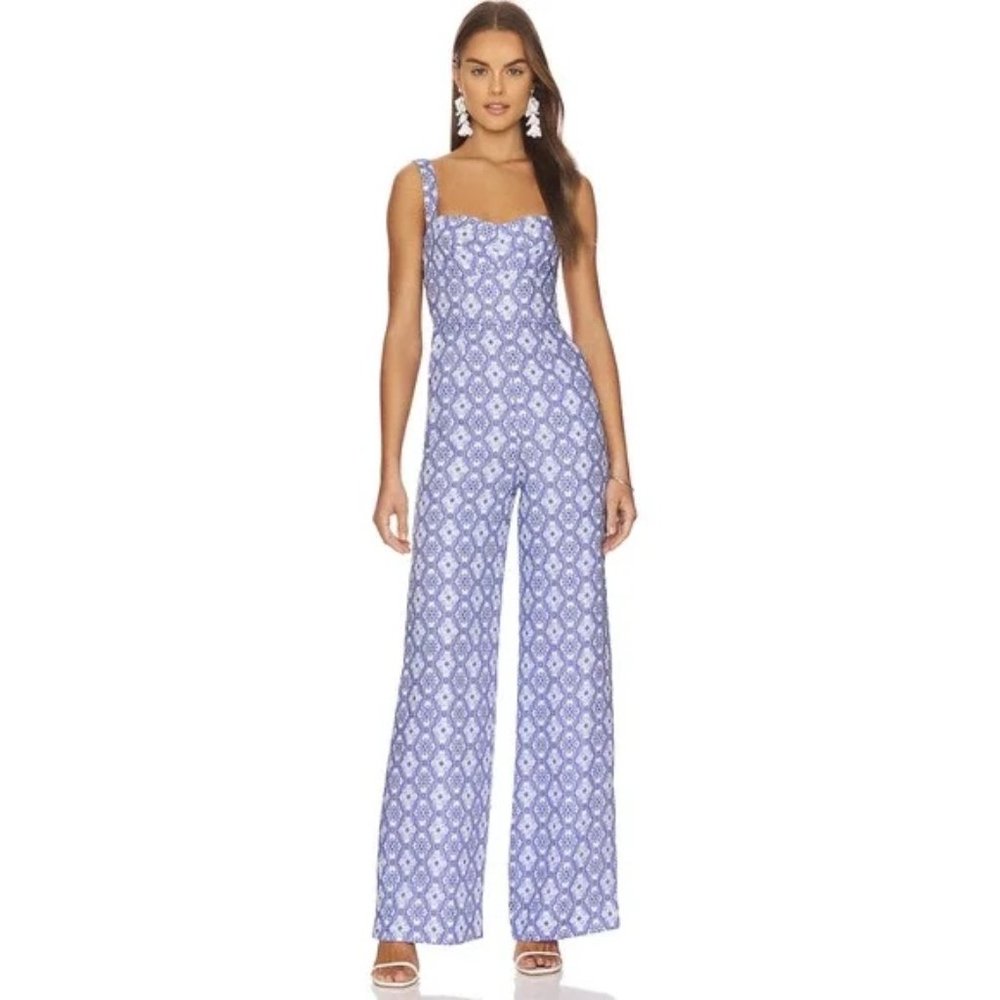 SALONI NWT Rachel Jumpsuit Printed